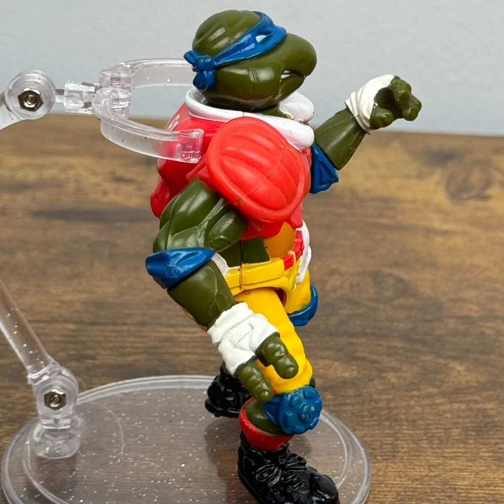 Vintage T.D. Tossin' Leo 1991 Teenage Mutant Ninja Turtles TMNT Action‎ Figure